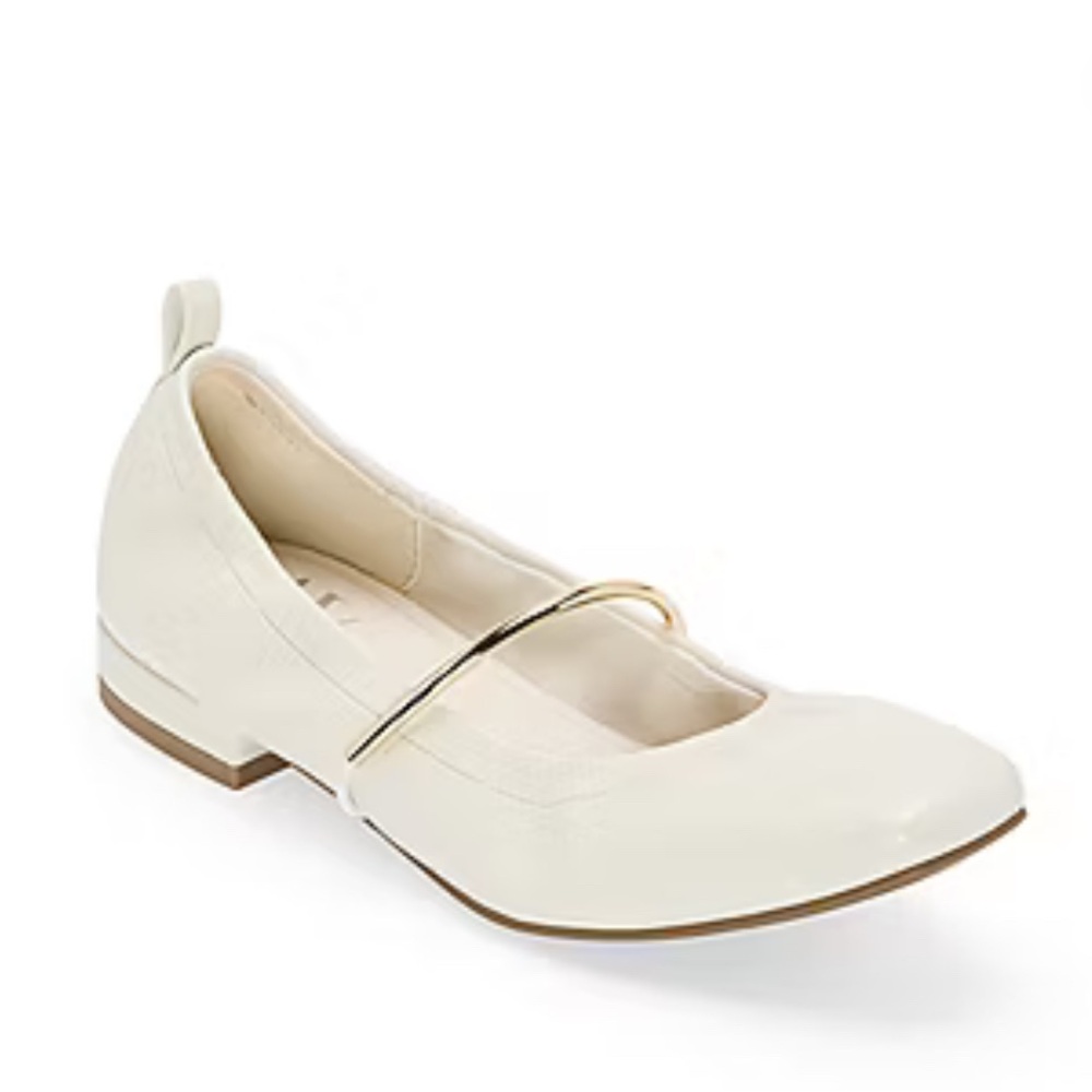 Worthington Cream Mary Jane Platform Shoes
